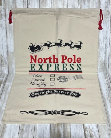 North Pole Express Christmas Sack 🎄🎁